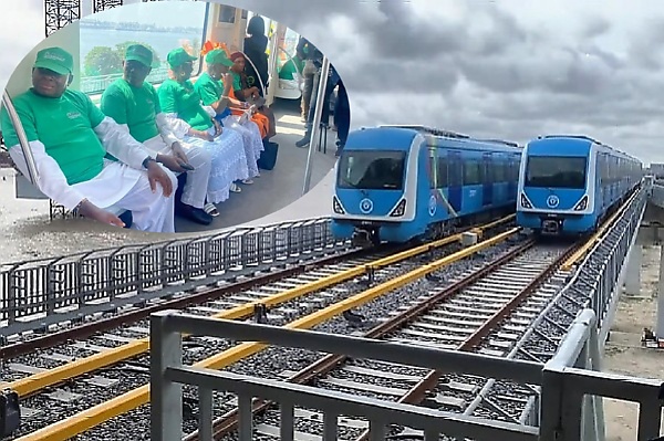 Lagos First Lady Hosts 100 Elderly Citizens On Lagos Blue Line Train Ride From Marina To Mile 2 - autojosh