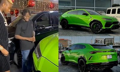 Watch Obafemi Martins Bless Victor Osimhen’s Newly Purchased Lamborghini Urus SUV - autojosh