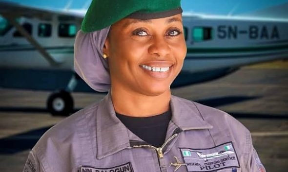 Olanike Nafisat Balogun Rises From Cabin Crew Member To Become Nigeria Customs’ First Female Pilot - autojosh