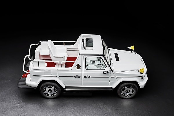 Pope Francis Receives Electric G-Class-based “Popemobile” From Mercedes-Benz - autojosh 