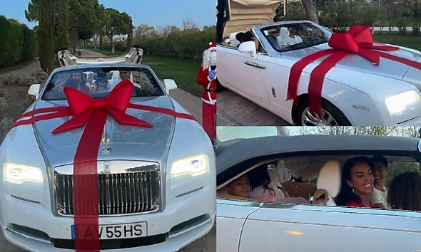 When Cristiano Ronaldo Got A Rolls-Royce Dawn As Christmas Gift From His Partner - autojosh