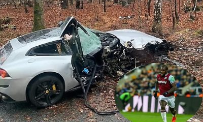 West Ham Striker Antonio ‘Stable’ After A Single-vehicle Crash With His Ferrari - autojosh