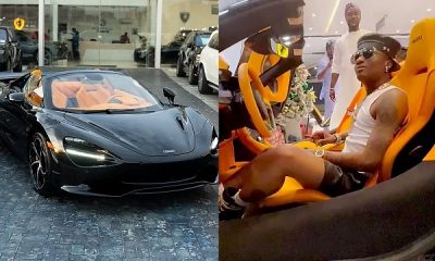 Wizkid Splashes ₦1.7 Billion On A Brand McLaren 750S Convertible - autojosh