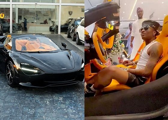 Wizkid Splashes ₦1.7 Billion On A Brand McLaren 750S Convertible - autojosh