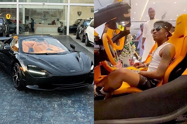 Wizkid Splashes ₦1.7 Billion On A Brand McLaren 750S Convertible - autojosh