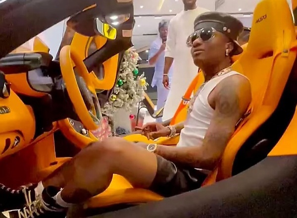 Wizkid Splashes ₦1.7 Billion On A Brand McLaren 750S Convertible - autojosh