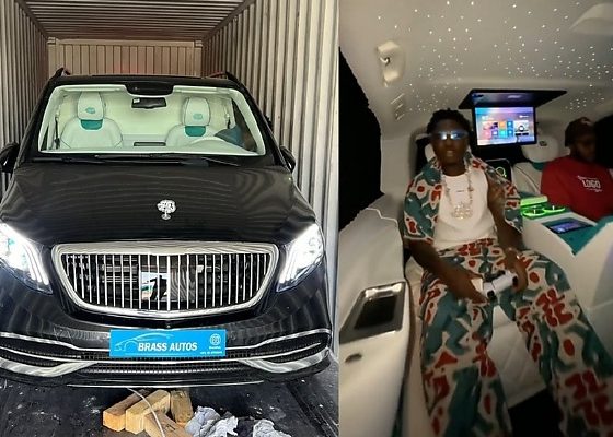 Music Star Zlatan Ibile Splashes On Customized Mercedes-Maybach Van For His 30th Birthday (Photos) - autojosh