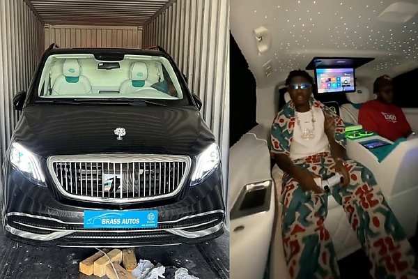 Music Star Zlatan Ibile Splashes On Customized Mercedes-Maybach Van For His 30th Birthday (Photos) - autojosh