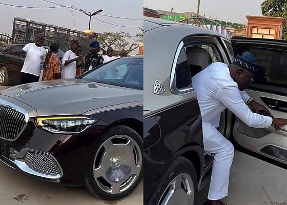 Nigerian Businessman Awa Ibraheem Turns Heads As He Arrives An Event In Mercedes-Maybach S-Class (S680) - autojosh