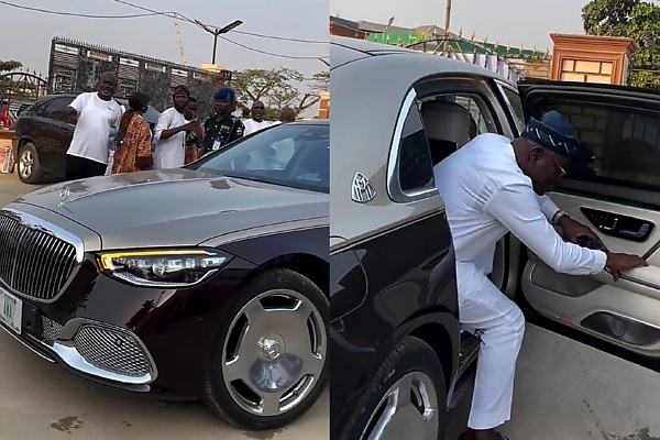 Nigerian Businessman Awa Ibraheem Turns Heads As He Arrives An Event In Mercedes-Maybach S-Class (S680) - autojosh