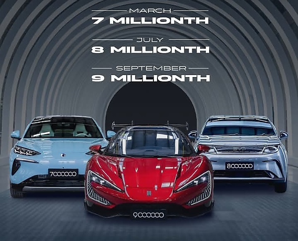 BYD Rapidly Produced 3 Million Vehicles In 8 Months In 2024, Leading To Its 10-millionth In 30 Years - autojosh 