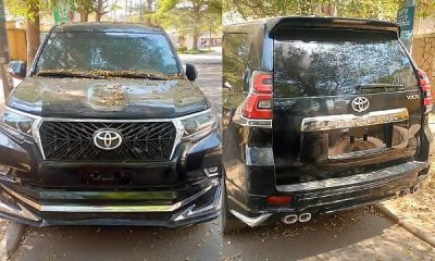 Police Recovers Abandoned Prado In Abuja, Urges Public With Missing Vehicles To Come For Verification - autojosh