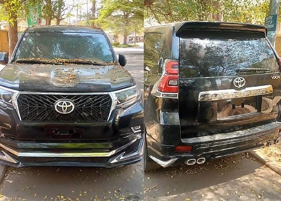 Police Recovers Abandoned Prado In Abuja, Urges Public With Missing Vehicles To Come For Verification - autojosh