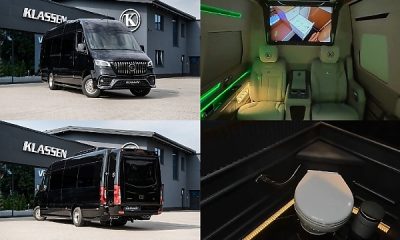 Private Jet On Wheels : Inside King Of Eswatini’s Klassen Mercedes Sprinter With Toilet, Massive TV Screen - autojosh