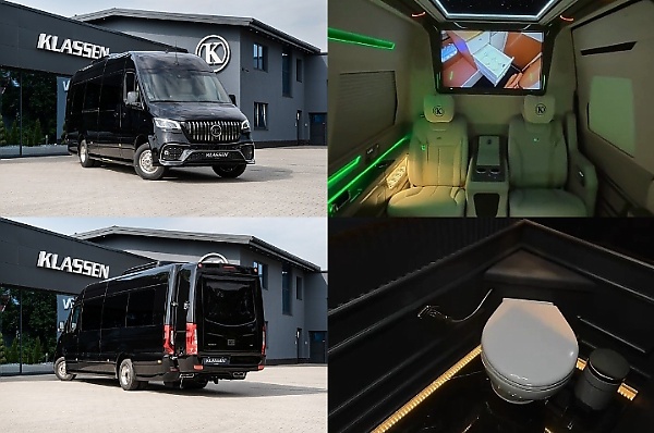 Private Jet On Wheels : Inside King Of Eswatini’s Klassen Mercedes Sprinter With Toilet, Massive TV Screen - autojosh