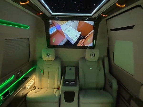 Private Jet On Wheels : Inside King Of Eswatini’s Klassen Mercedes Sprinter With Toilet, Massive TV Screen - autojosh 