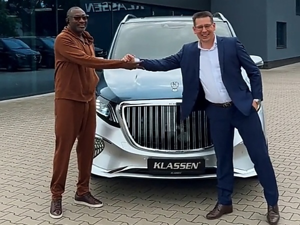 When Femi Otedola Paid A Visit To Klassen To See His Customized $1.3 Millon Mercedes-Benz V-Class - autojosh 