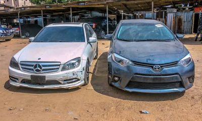 Nigeria Police Recovers Mercedes C300 And Toyota Corolla Reported Stolen Through e-CMR Platform - autojosh