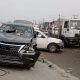 Menace Of One-way Driving : Lexus Driver Driving Against Traffic Collides With Another Vehicle In Lagos - autojosh