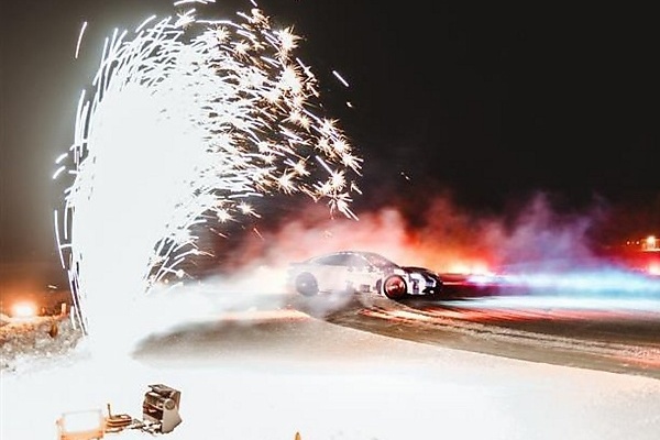 132 Laps (17.5-km) In 46 Minutes : Electric Porsche Taycan Sets New Guinness World Record For Ice Drifting - autojosh 