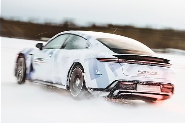 132 Laps (17.5-km) In 46 Minutes : Electric Porsche Taycan Sets New Guinness World Record For Ice Drifting - autojosh 