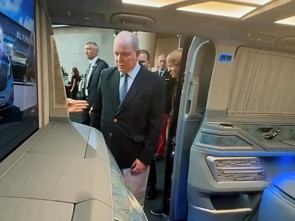 Prince Albert II Of Monaco Checks Out $1.3 Millon Klassen Mercedes V-Class Built For Femi Otedola - autojosh 