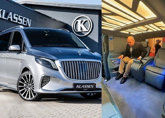 Prince Albert II Of Monaco Checks Out $1.3 Millon Klassen Mercedes V-Class Built For Femi Otedola - autojosh