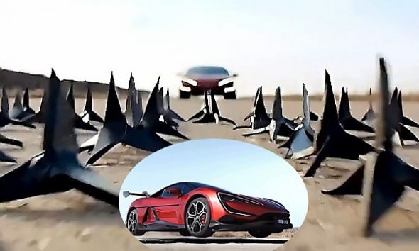 BYD’s YangWang U9 Supercar Skillfully Jumps Over Road Spikes, Potholes While Driving Itself (Video) - autojosh