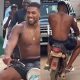 Watch As Shirtless Anthony Joshua Enjoys Motorcycle Ride Around A Compound In Sagamu - autojosh