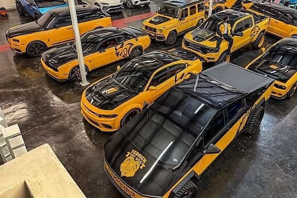 Today's Photos : ‘Tedrick The Goat’ Shows Off His $20 Million Two-tone ‘Rental Car Lineup’ - autojosh 