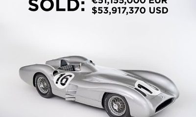 ‘Second Most Valuable Car Ever’ : 1954 Mercedes W 196 R F1 Race Car Fetches $53.9M At Auction - autojosh