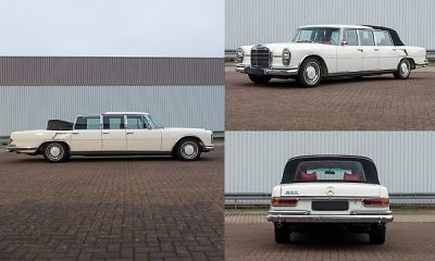 1974 Mercedes 600 ‘Six-Door’ Pullman Landaulet Built For Guinea-Bissau Government Sells For $1.4 Million - autojosh