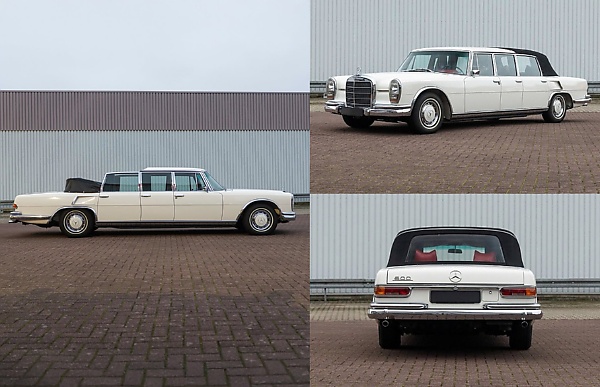 1974 Mercedes 600 ‘Six-Door’ Pullman Landaulet Built For Guinea-Bissau Government Sells For $1.4 Million - autojosh