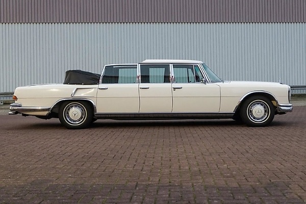 1974 Mercedes 600 ‘Six-Door’ Pullman Landaulet Built For Guinea-Bissau Government Sells For $1.4 Million - autojosh 