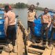 Dangerous Cruise : Watch As FRSC Personnel Ferry Their Patrol Car Across A River - autojosh