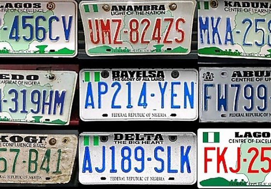 What The Codes And Colors On Nigerian Vehicle Registration (Number) Plates Means - autojosh