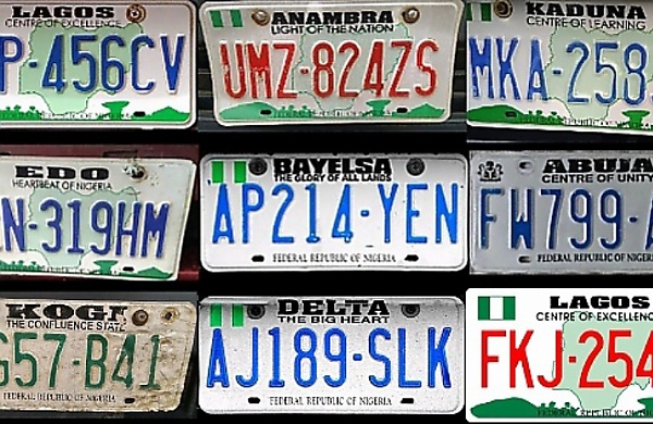 What The Codes And Colors On Nigerian Vehicle Registration (Number) Plates Means - autojosh