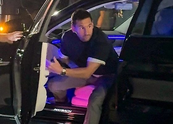 Watch Messi Arrived On A Miami Date In A Mercedes-Maybach S-Class, Hand Over Keys To Parking Valet - autojosh