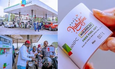 Photo News : NNPCL Gifts 2,500 Customers Free Fuel Worth ₦10,000 Each To Celebrate Valentine’s Day - autojosh