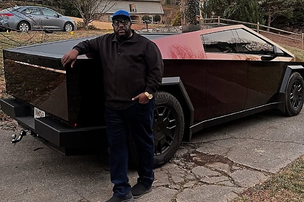 Today’s Photos : ‘Love Me Jeje’ Singer, Seyi Sodimu, Shows Off His Tesla Cybertruck - autojosh 