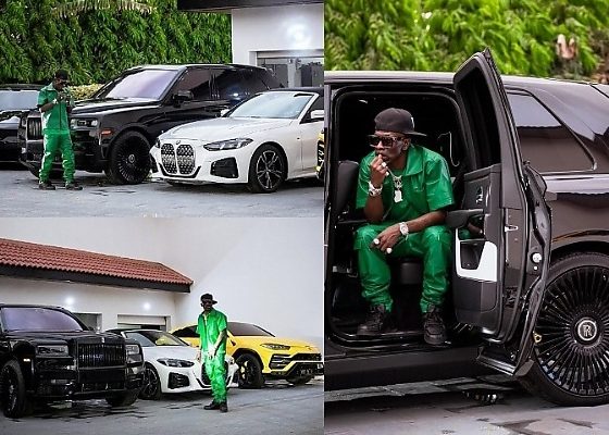 Today’s Photos : Ghanaian Music Star, Shatta Wale, Takes Delivery Of His Rolls-Royce Cullinan - autojosh