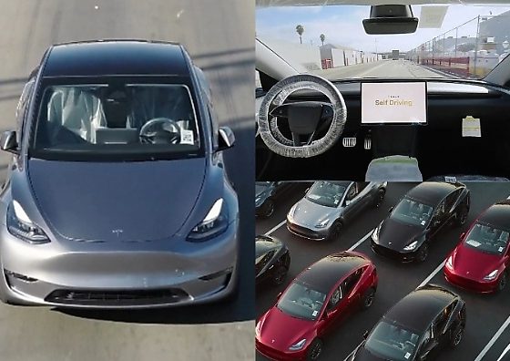 Tesla Cars Now Drive Themselves From Factory To Loading Dock Without Drivers Behind The Wheels - autojosh