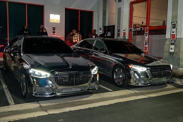 Rapper ‘The Game’ Shows Off Two Chrome Mercedes-Maybach S-Class’ Gift From Kanye West - autojosh 