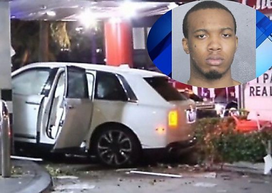 21 Year Old Thief Joyriding In A Stolen Rolls-Royce Cullinan Crashes The N1.5b SUV Into A Restaurant - autojosh