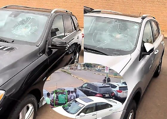 Watch : Moment A Man Walks Into A Nigerian Car Dealership, Smashes Windscreens Of 5 Cars - autojosh