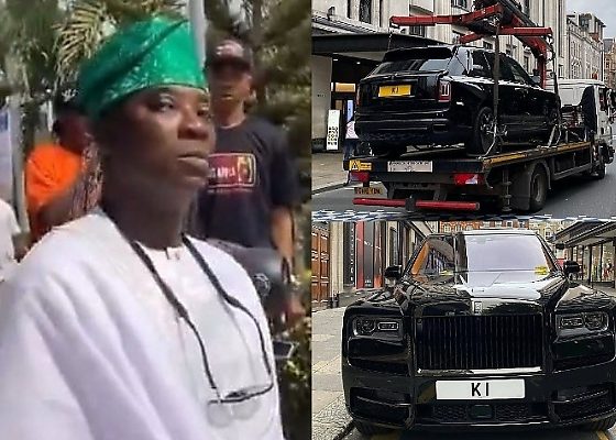 Fact Check : Nigerian Fuji Musician, K1 De Ultimates’ Rolls-Royce Cullinan Was Never Towed In UK - autojosh