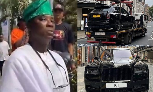 Fact Check : Nigerian Fuji Musician, K1 De Ultimates’ Rolls-Royce Cullinan Was Never Towed In UK - autojosh