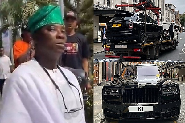 Fact Check : Nigerian Fuji Musician, K1 De Ultimates’ Rolls-Royce Cullinan Was Never Towed In UK - autojosh