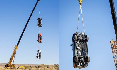 Honda Dangled Three 2026 Passport TrailSports From A Crane To Show Its Incredible Ruggedness - autojosh