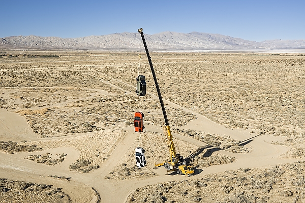 Honda Dangled Three 2026 Passport TrailSports From A Crane To Show Its Incredible Ruggedness - autojosh 